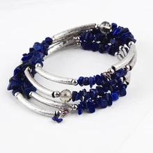 Богемия корейский Серебряный цвет Layar браслет для женщин ручной работы подарок на свидание ювелирные изделия аксессуары