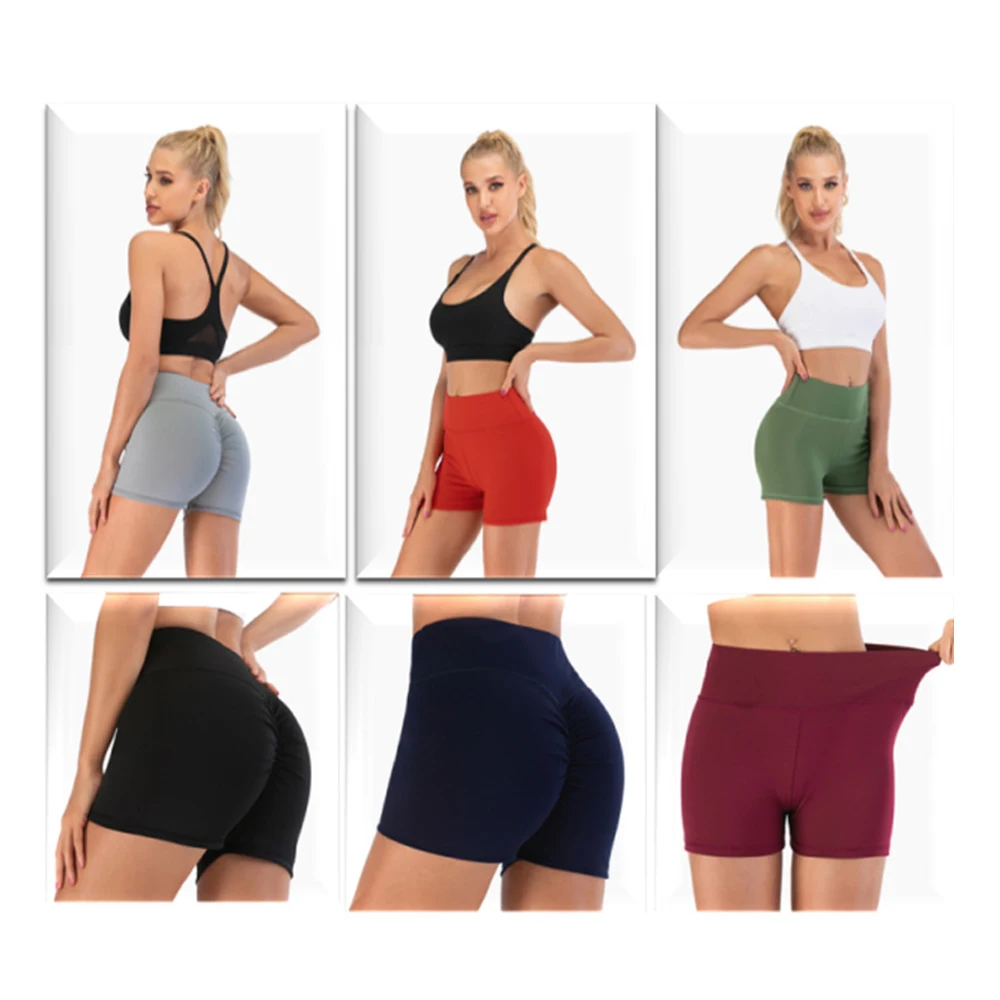 Exercise Clothing for Women High Waist Shorts Running to Mention Tight Yoga hot Outdoor Sports | Спорт и развлечения