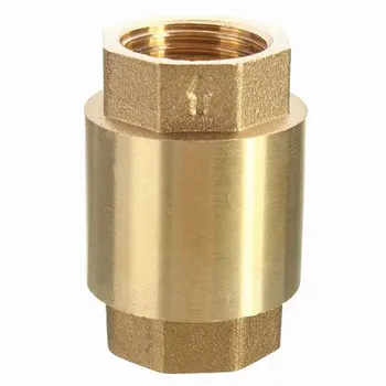 

Connector Vertical Water Control Brass Check Thread DIY Accessories Spring In Line Tool Home