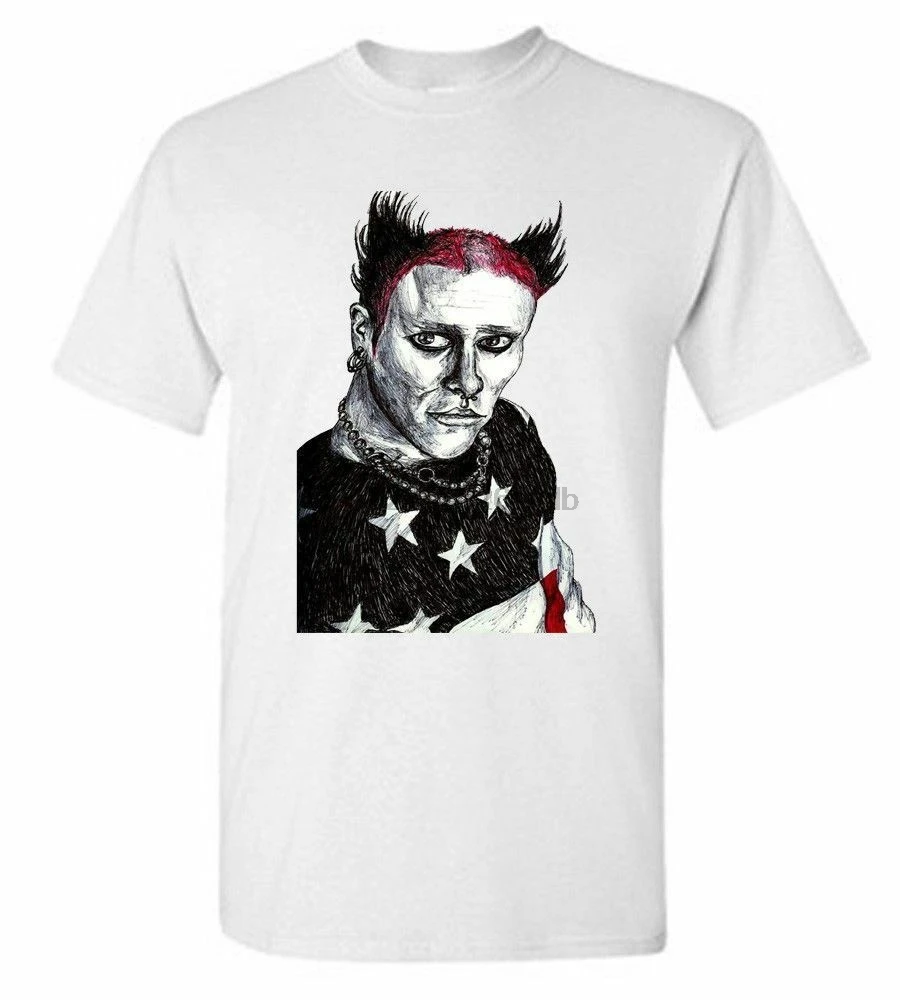 Футболка THE PRODIGY KEITH FLINT BREAK BEAT HARDCORE ROCK | Мужская одежда