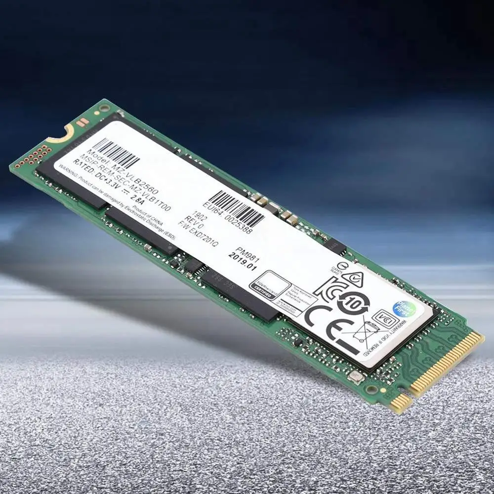 SAMSUNG SSD M.2 PM981 256 ГБ 512 ГБ 1 ТБ твердотельный жесткий диск M2 SSD NVMe PCIe 3,0x4 NVMe ноутбук внутренний disco duro m.2
