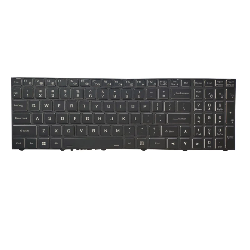 Eua Inglês Teclado do Portátil para Hasee z8 Cr7p1 para Clevo N15z3 Pb70 Pb71 Pb50 Pb51 Cvm18h93us9430 680-n15z001d1 Teclado Novo - Imagem 3