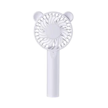 

Cute Bear Handheld Travel USB Desk Fan Electric Desktop Fan Cooling Fan Cooler Plastic Air Conditioning Fan Conditioner Dropship