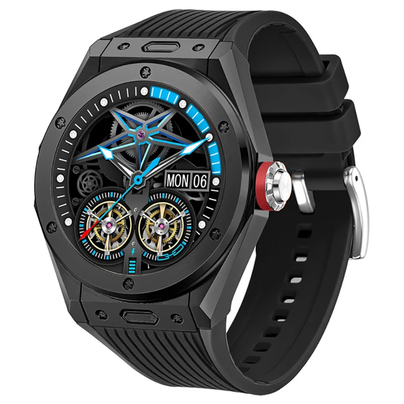 Мужские Смарт-часы с Bluetooth пульсометром и тонометром | Электроника