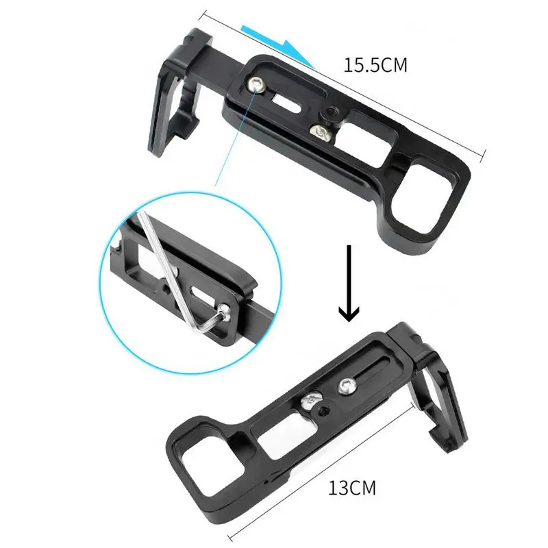 Горячая быстросъемная l-пластина/кронштейн держатель рукоятка для sony A7III/A7RIII/A9 быстросъемная опорная пластина и боковая пластина черный