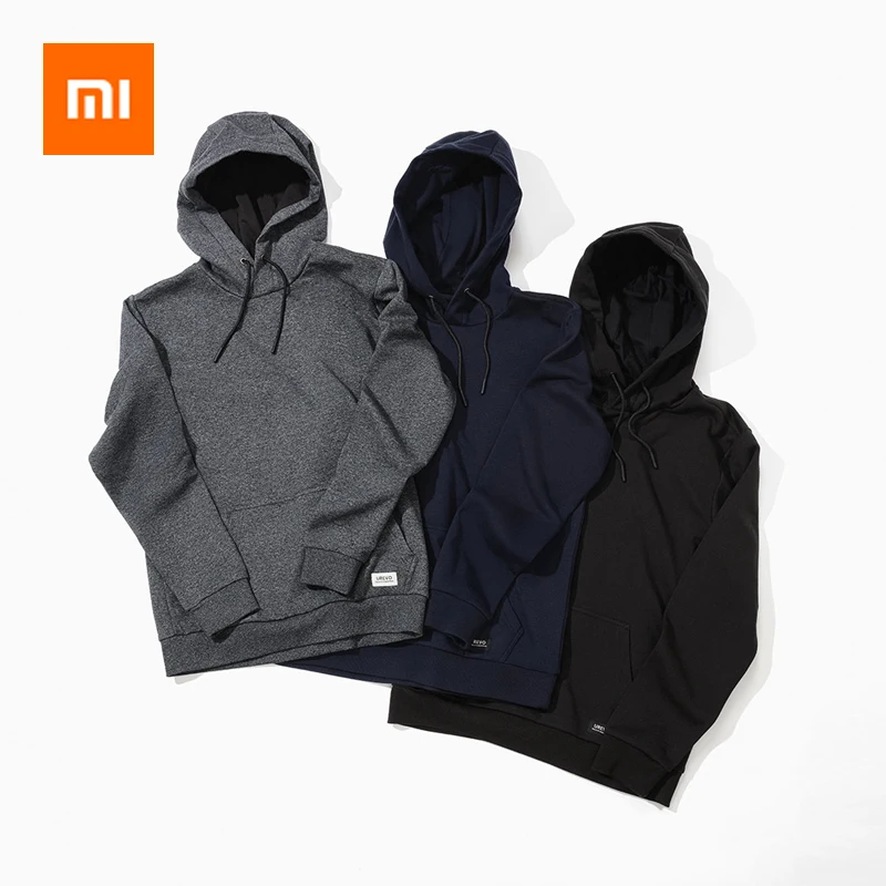 Мужская Флисовая Толстовка с капюшоном Xiaomi UREVO мягкая и удобная повседневная