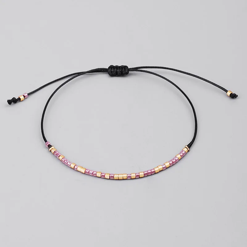 Bracelet Jewelry Natural MIYUKI Rice Beads Tibetan Stone Beads Stretch Bracelet For Men Women Yoga Chakra Crystal Bead Bracelets
