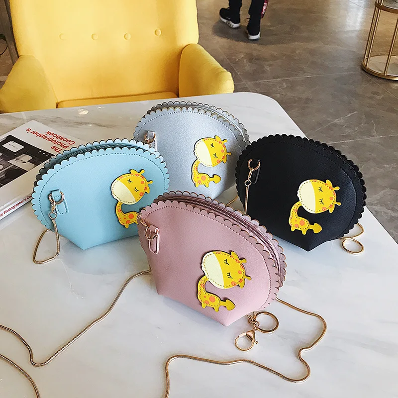 

2019 Shell-Type xiao bao dai Giraffe Printed Irregular Lace Shoulder WOMEN'S Bag
