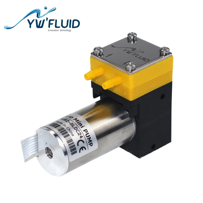 YWfluid 12V/24v 320 мл/мин. микро диафрагменный насос с бесщеточным двигателем