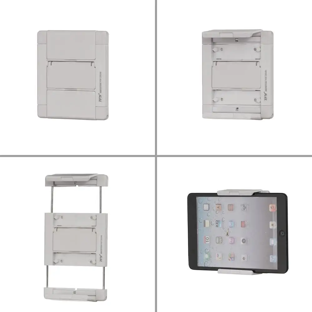 Универсальный настенный держатель для планшета, подставка для планшетов и смартфонов, подходит для кухни, ванной, спальни и многого другого