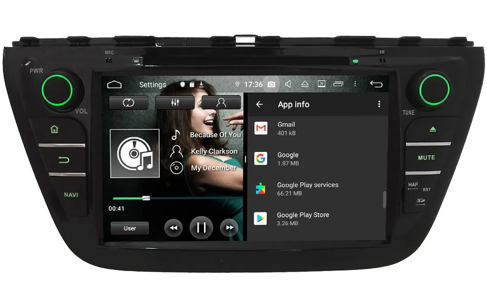 Klyde " ips 4G Android 9,0 Восьмиядерный 4 Гб ОЗУ 64 Гб ПЗУ DSP BT автомобильный DVD мультимедийный плеер стерео для Suzuki S-Cross SX4