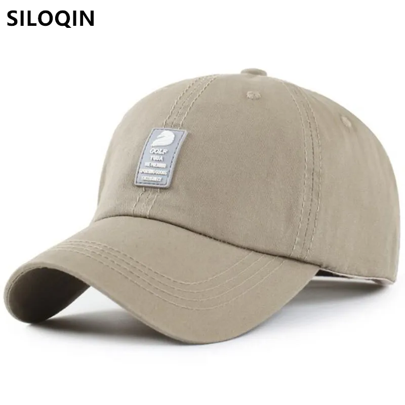 

SILOQIN Snapback Cap Cotton Baseball Caps For Men Women Spring Fashion Sports Cap Washable Tongue Cap Adjustable Size Couple Hat