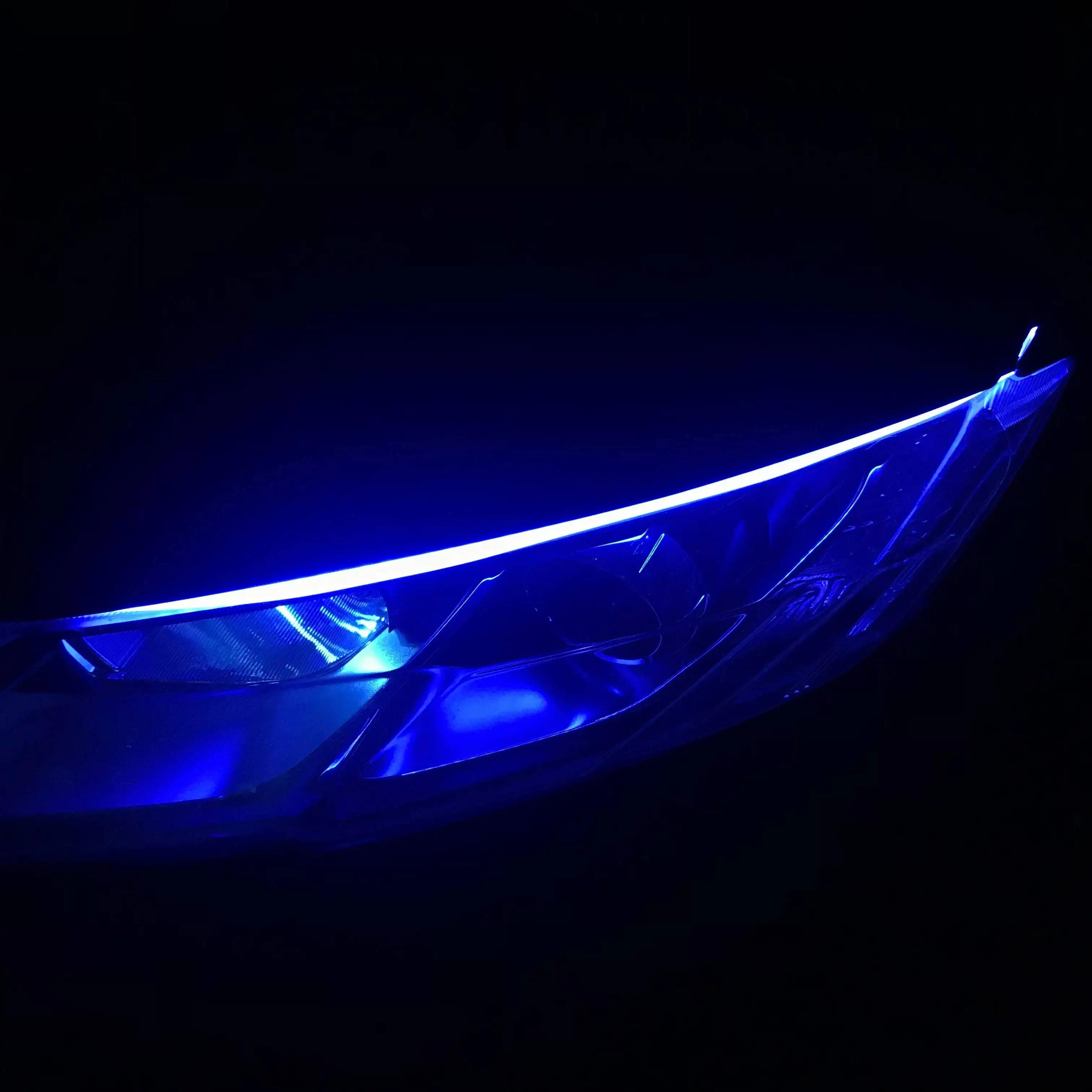 1pcs DRL Ultrafine 30cm 45cm 60cm Flexible LED Tube Style Turn Signal Brake Lamps Strip Car Headlight Daytime Running Lights | Автомобили