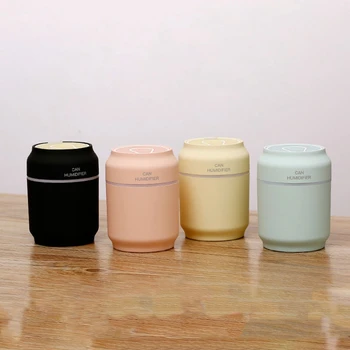 

3 in 1 Aroma Essential Oil Ultrasonic Cans Humidifier Air Purifier LED Night Light USB Fan Car Air Freshener for Office