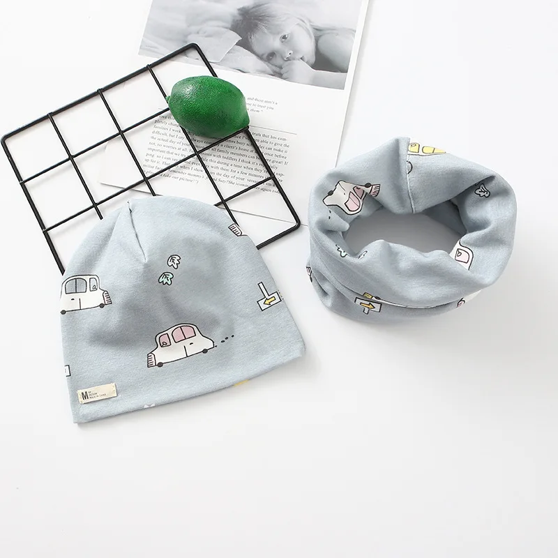 New Autumn Winter Children's Cotton Scarf Cartoon Kids Mufflers Outdoor Windproof Baby Warm Scarf Boys Collar Girls Neckerchief