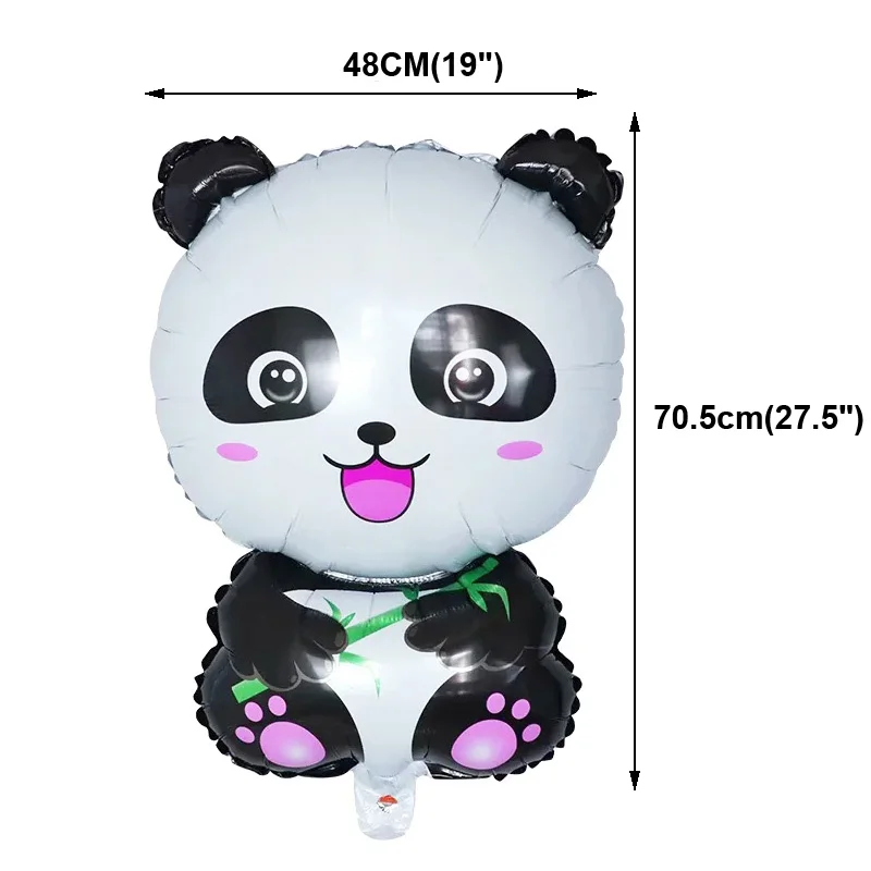 STOBOK 10Pcs Panda Urso Balões Dos Desenhos Animados Rodada Cabeça de  Animal Balão Safari Na Selva Animal Balão Parede Fundo Prop para para O  Aniversário Bebê Chuveiro Partido