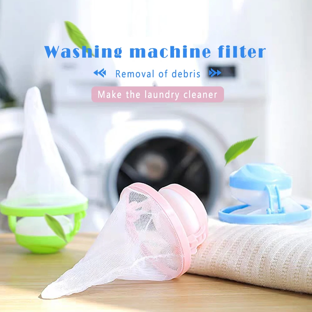 

Washing Machine Accessories Lint Filter Bag Reusable Washing Cleaning Tools