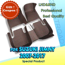 Alfombrillas personalizadas para coche, accesorios interiores, para Suzuki Jimny 2007-2017 2008 2009 2010 2011