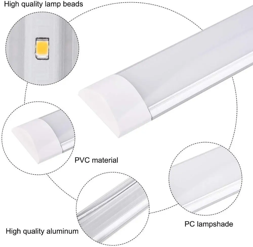 LED Tube Linear Light Batten Clean Purification lamp 10-40W T5 LED Tube light 220V  LED Tri-proof Light purified Tube lamp