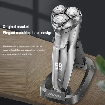 

KEMEI 2002 Electric Hair Clipper LCD Display Rechargeable/Electric Both Work Four Gear Fine Adjustment R Type Cutter Head