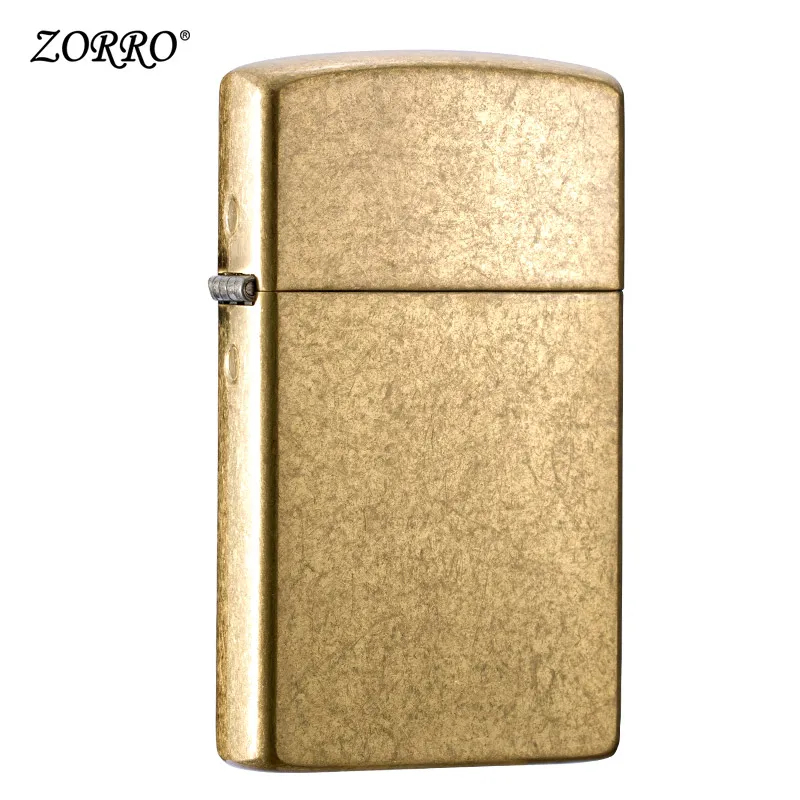 

Zorro kerosene lighter creative black ice Vintage grinding wheel lettering custom personalized lighter for boyfriend