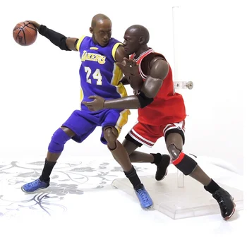 

21.5cm Basketball Superstar Action Figures Bryant Lebron Curry Thompson Model Toys Fans Collect Toys Presents For Boyfriends