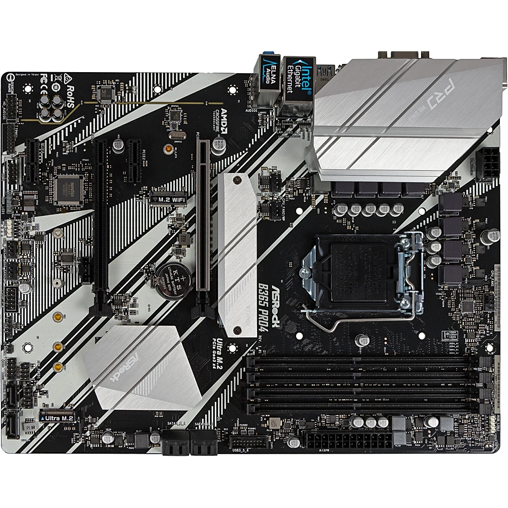 Материнская плата Asrock B365 PRO4 Soc-1151v2 Intel B365 4xDDR4 ATX AC`97 8ch(7.1) GbLAN+VGA+DVI+HDM