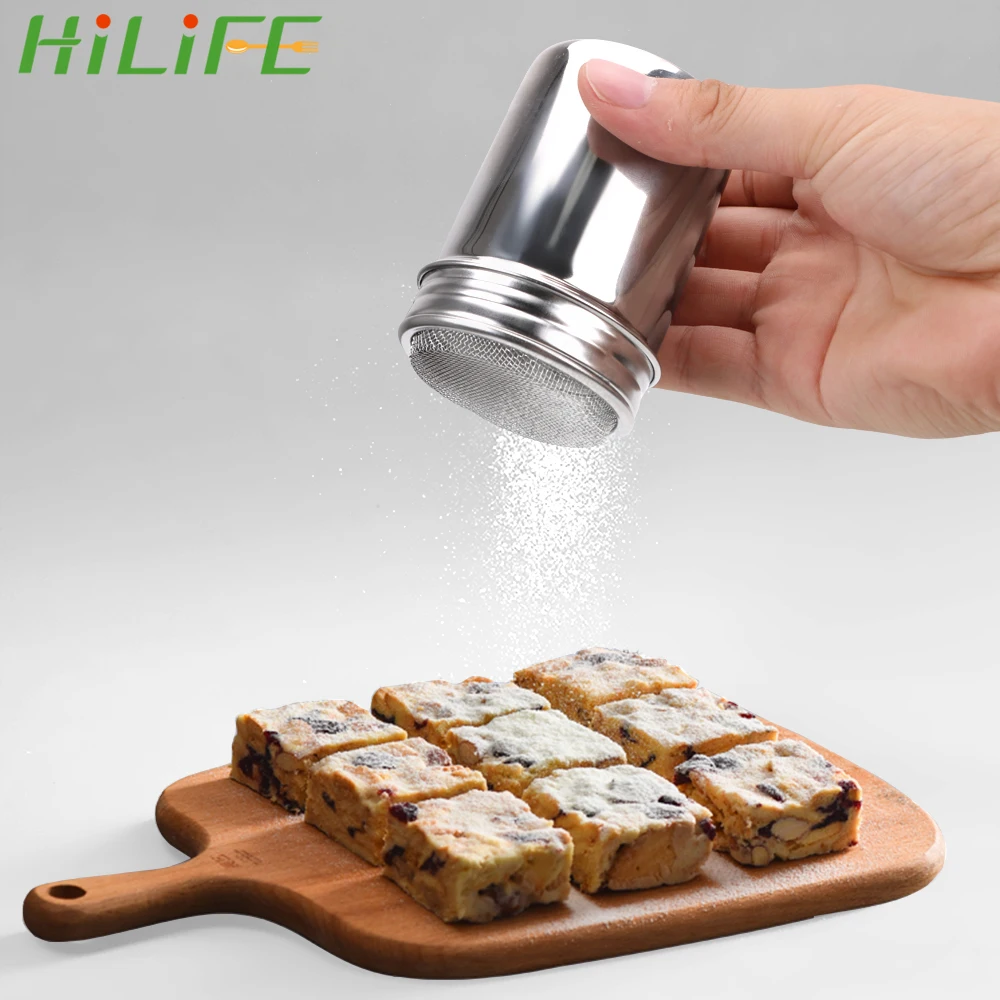 HILIFE 200 мл Коробка для приправ банки бутылок из нержавеющей стали с сеткой