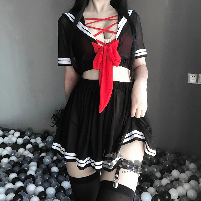 LILICOCHAN Ojbk Anime Cosplay Costume Student Black Uniform School Girl Ladies Erotic Dress For Women Soft Fabric Lace Miniskirt Outfit -Zentai shop online H546fa2ca0d6b4313ba63a019bd4b4012p.jpg