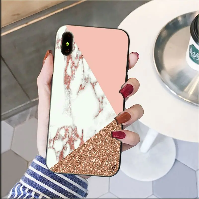 gold marble collage Black Pink White marble collage