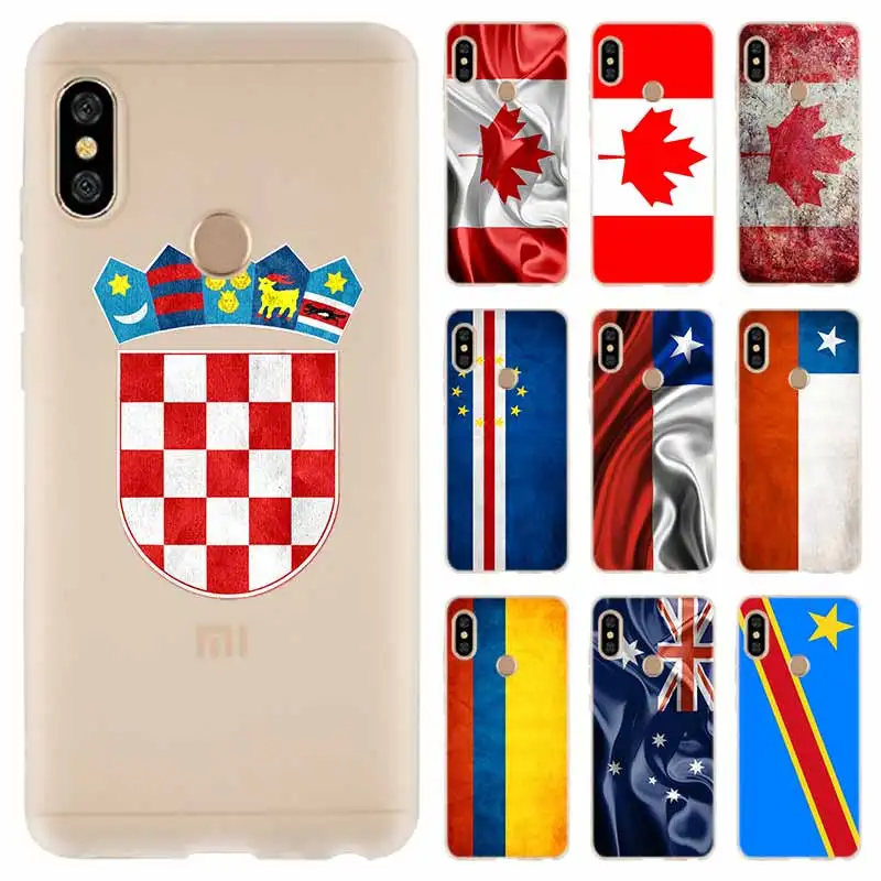 Чехол для Xiaomi Redmi Note 9 8 7 6 5 pro чехол 9a 8a 7a 6a 5a 8t y3 с реалистичным флагом