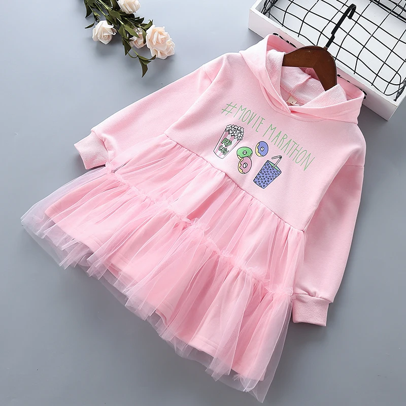 Хлопковое платье высокого качества для девочек от 2 до 6 лет Новинка 2019 года