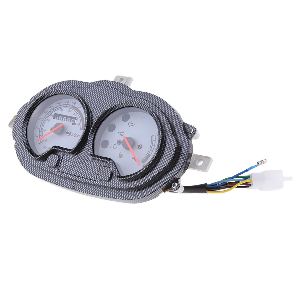MagiDeal Motorcycle 7 Pins Plug Speedometer Assembly for Yamati RX8 KEEWAY