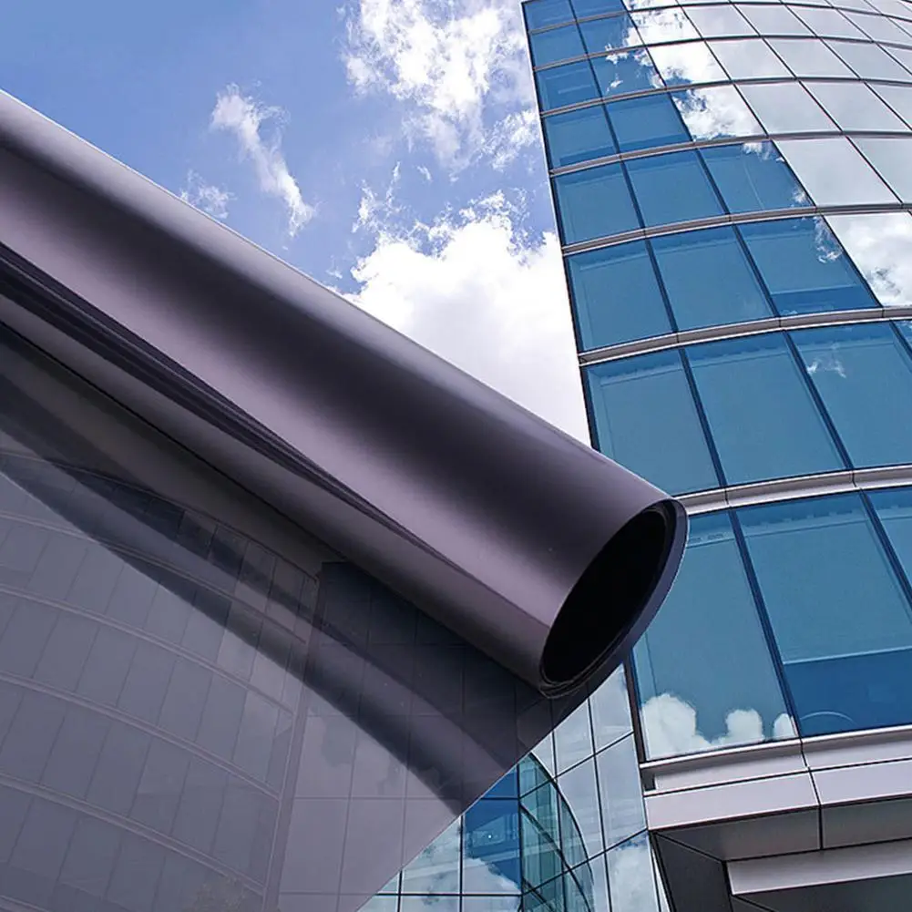 Non Adhesive Sunscreen Thermal Insulation Window Film for Home CarWall