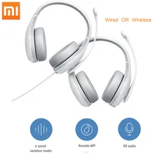 Original Xiaomi Head-mounte Bluetooth Headphone K-song Version MI Wireless and Wired Bluetooth Headset With Ear Return Earphone
