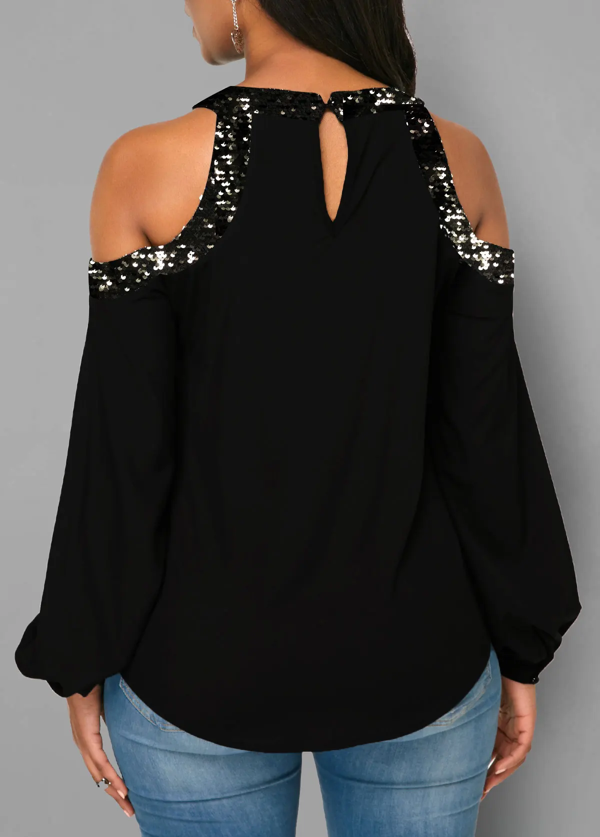 New Women Long Sleeve Tops Casual ladies Loose Off Shoulder blouse Plus Size top Spring fashion women blouse
