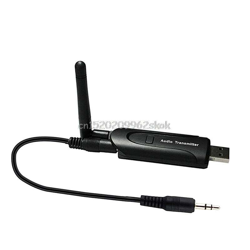 USB 3,5 мм беспроводной Bluetooth 4,0 A2DP стерео аудио передатчик для ноутбука ПК ТВ