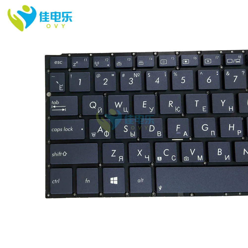 Teclado Azerty para Asus Zenbook Russian ru Teclado Retroiluminado para Ux302 Ux302la Ux302lg Ux303 Ux303ua Ux303la 0knb03629ar00 - Imagem 3