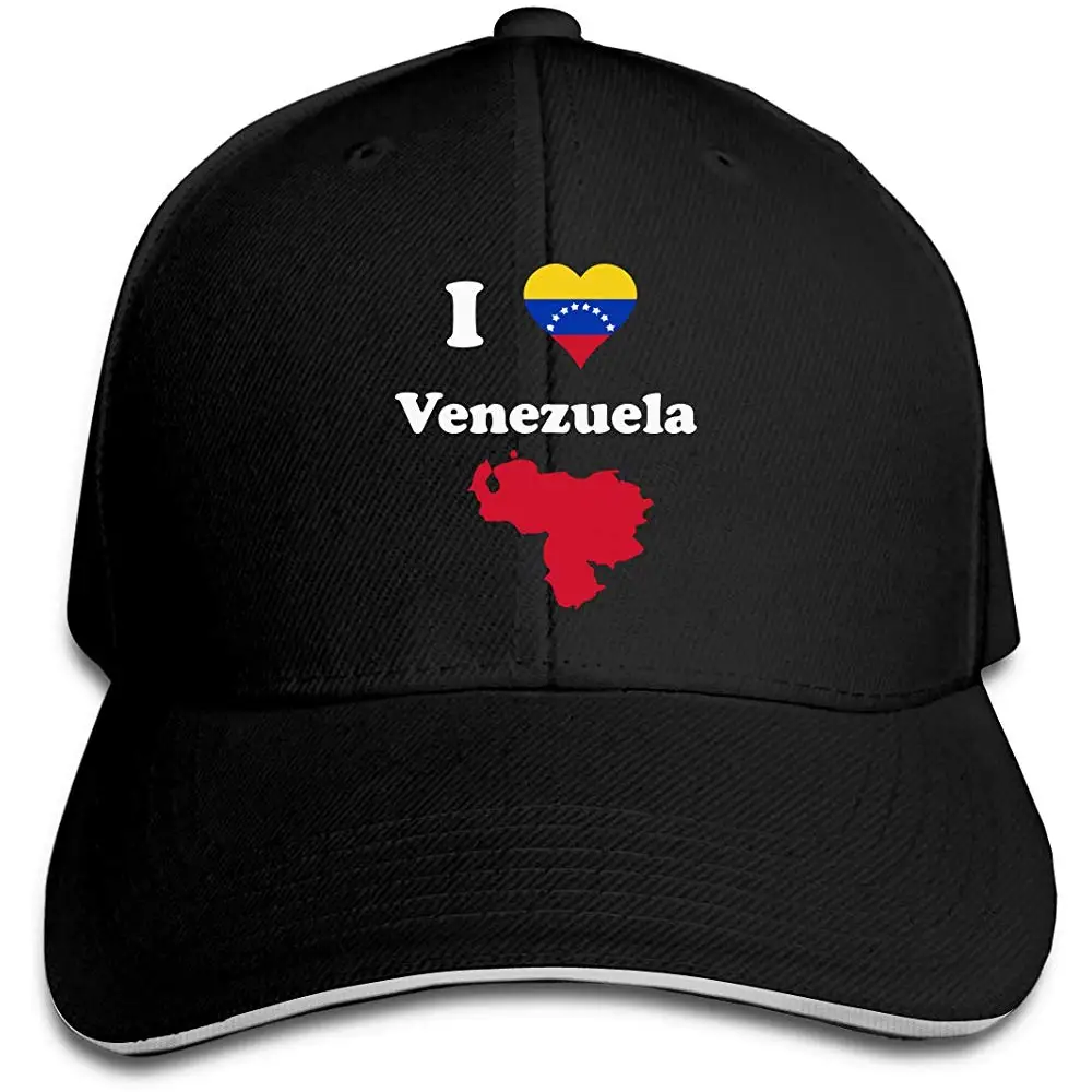 Мужская Женская бейсбольная кепка с флагом в виде сердца