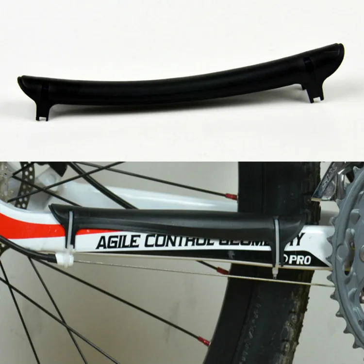 Road Bike Bicycle Frame Chain Stay Posted Protector Cycling Accessories Plastic Bicycle Bike Chain1242Guard Protection (1)