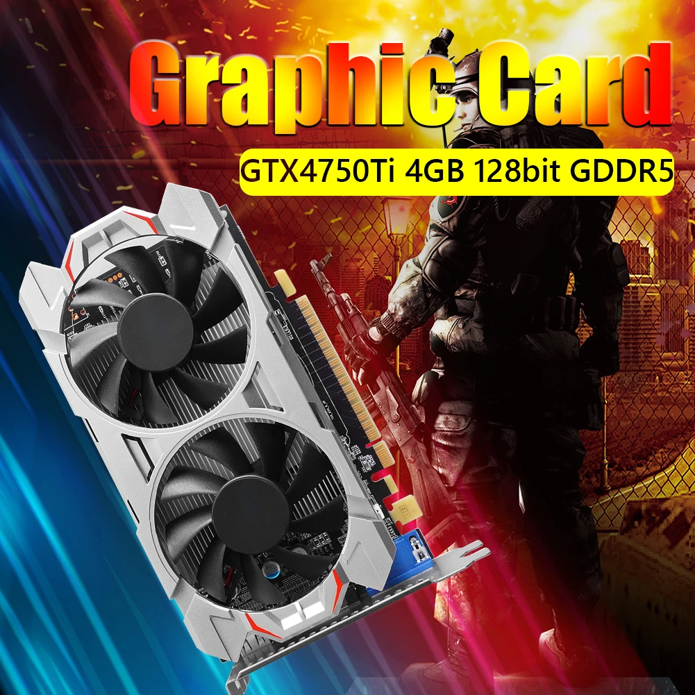 good pc graphics card Gaming Graphic for NVIDIA GTX750Ti 650Ti 4G 550Ti 8G/6G/4G/2G/1G 128bit GDDR5 Computer Graphic Card HDMI-Compatibl Video Cards good pc graphics card