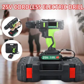 

25V Cordless Electric Drill 2 Speed 18+1 Torque Electric Screwdriver Mini Wireless Power Driver Screw Driver Drill With Battery