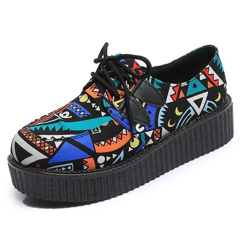 Outono mulher sapatos creeper 2021 feminino apartamentos rendas até sapatos  de plataforma camurça senhoras sapatos plus size 41 sapatos femininos frete  grátis - AliExpress