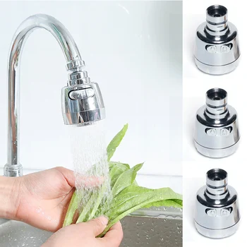 

Rotatable Water Economizer Universal Water Saving Easy To Use Faucet Nozzle Extender Sprinkler Anti-splash Kitchen Supplies