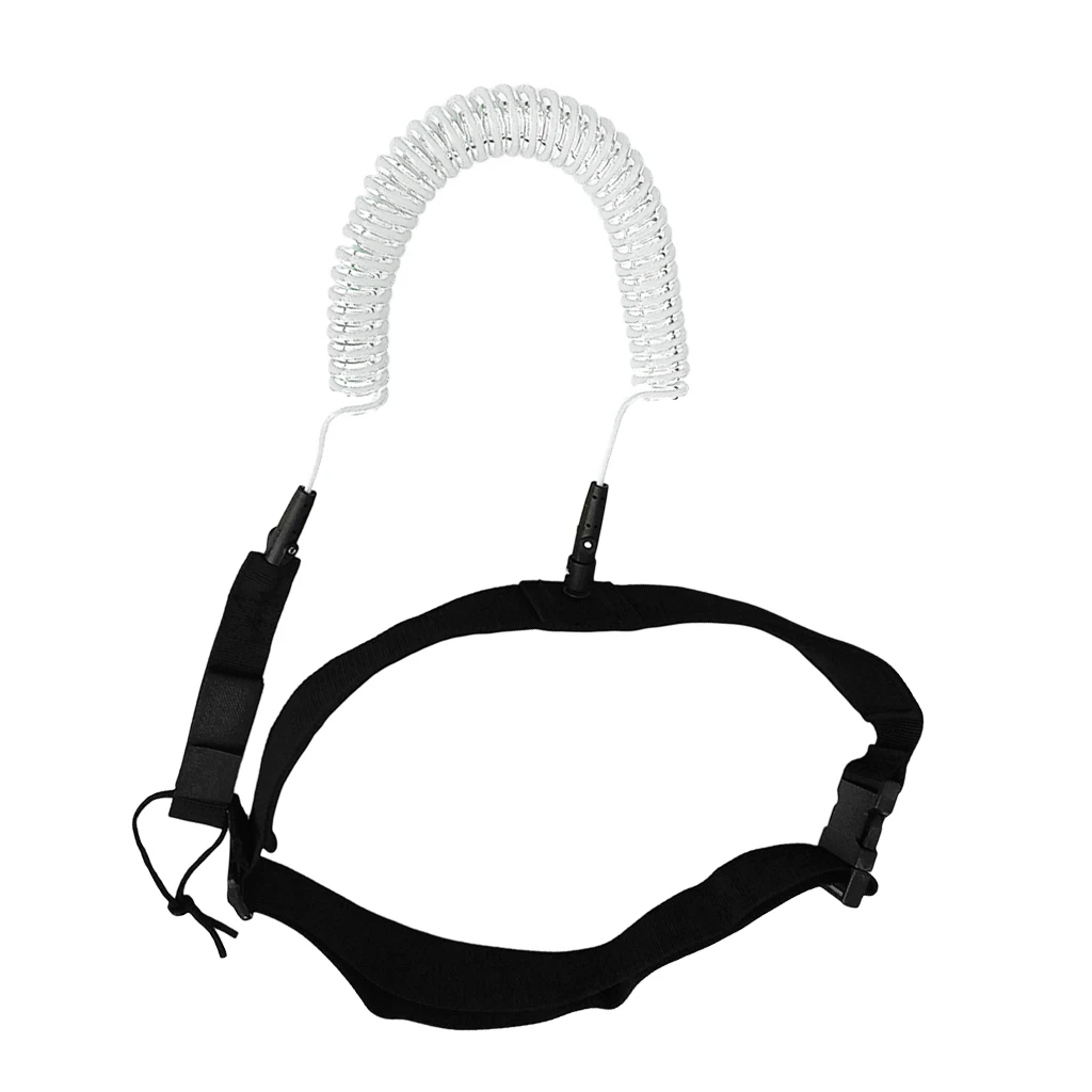 White 10ft доска для серфинга спиральный SUP поводок трос для серфинга поясная веревка с регулируемым поясом для серфинга поясная веревка - Цвет: White