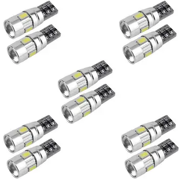 

Auto LED Lights Canbus Error Free Pure White 6000-6500K DC 12V Reading