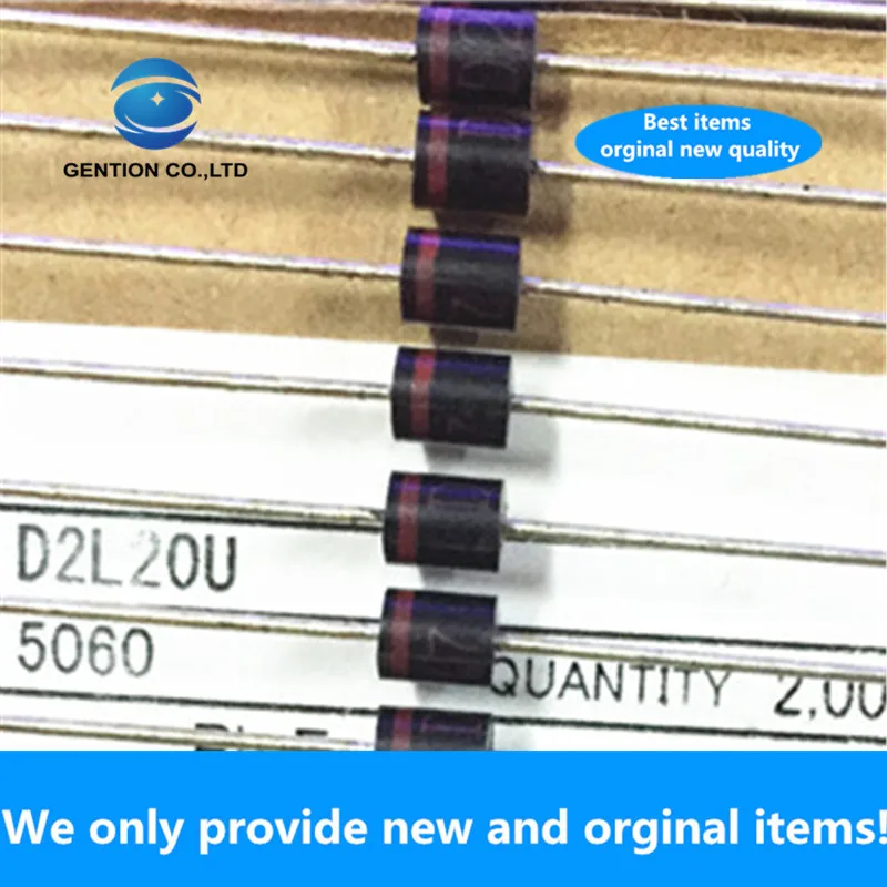 

20PCS 100% New original D2L20U diode ultra fast and fast recovery 2A---200V DO-15 imported from Japan