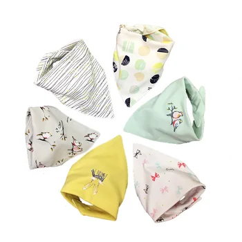

Baby bib Cotton Triangle scarf Unisex baby accessories Fashion 1 piece Bibs for children