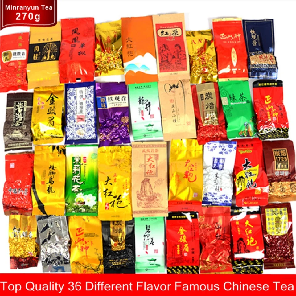 36 разных чая включая чай Oolong Puer черный зеленый травяной цветочный подарок 250 г
