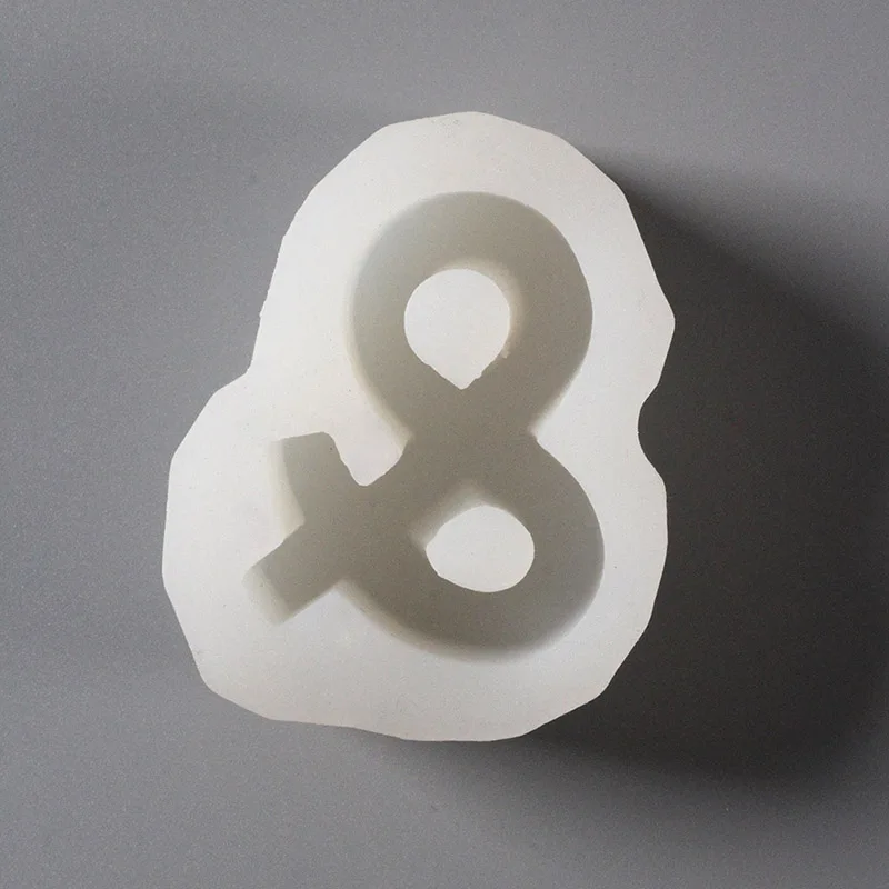Silicone Cement Mold English Symbols Concrete Stone Wall Handmade Decoration Tool